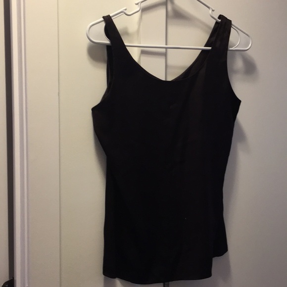 Brown silk Eileen Fisher camisole - Picture 2 of 3
